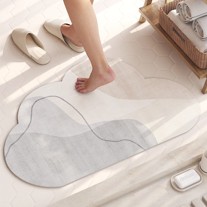Unisex Non-Slip Memory Foam Bath Mat Bowlift