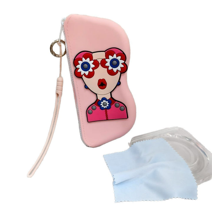 Artistic Print Zippered Pencil Case Bowlift