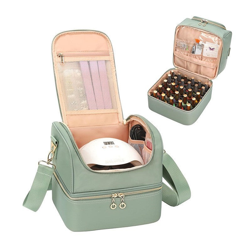 Cosmetic organizer bag with multifunctional compartments Bowlift