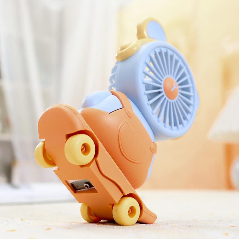 Women Funny Hand Fan in Animal Design Bowlift