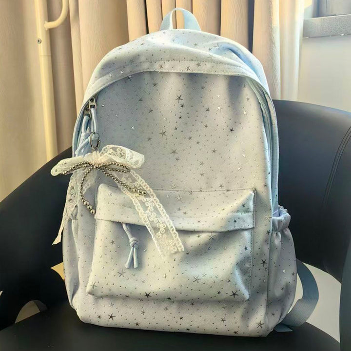 Leisure backpack with star pattern Bowlift