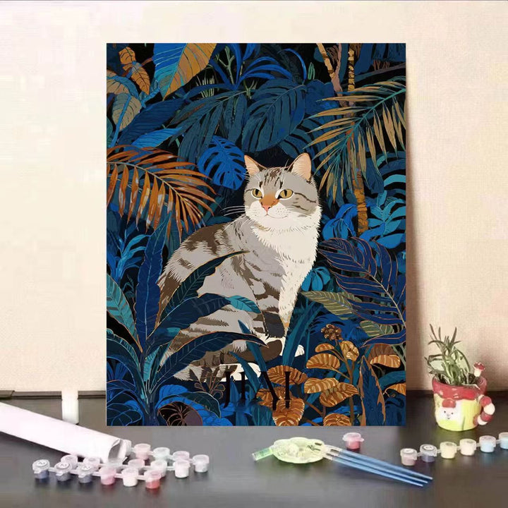 Cat-Themed Paint by Numbers Art Kit Bowlift