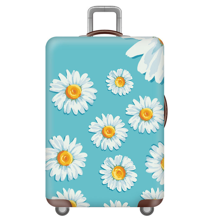 Women's Hardshell Travel Suitcase with Floral Decoration Bowlift