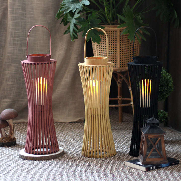 Modern lantern with braided design Bowlift