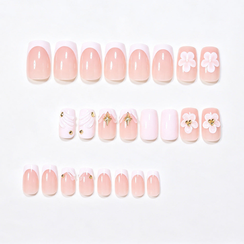 Floral-Themed 3D Nail Art Set Bowlift