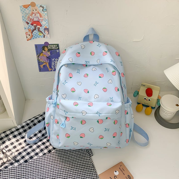 Playful Patterned School Backpack