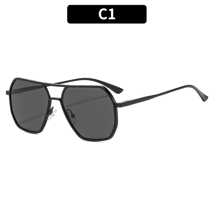 Fashionable Geometric Shield Sunglasses