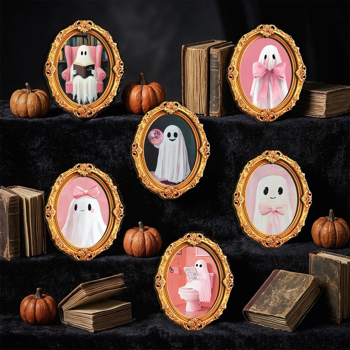 Wall art with creative ghost motif Bowlift
