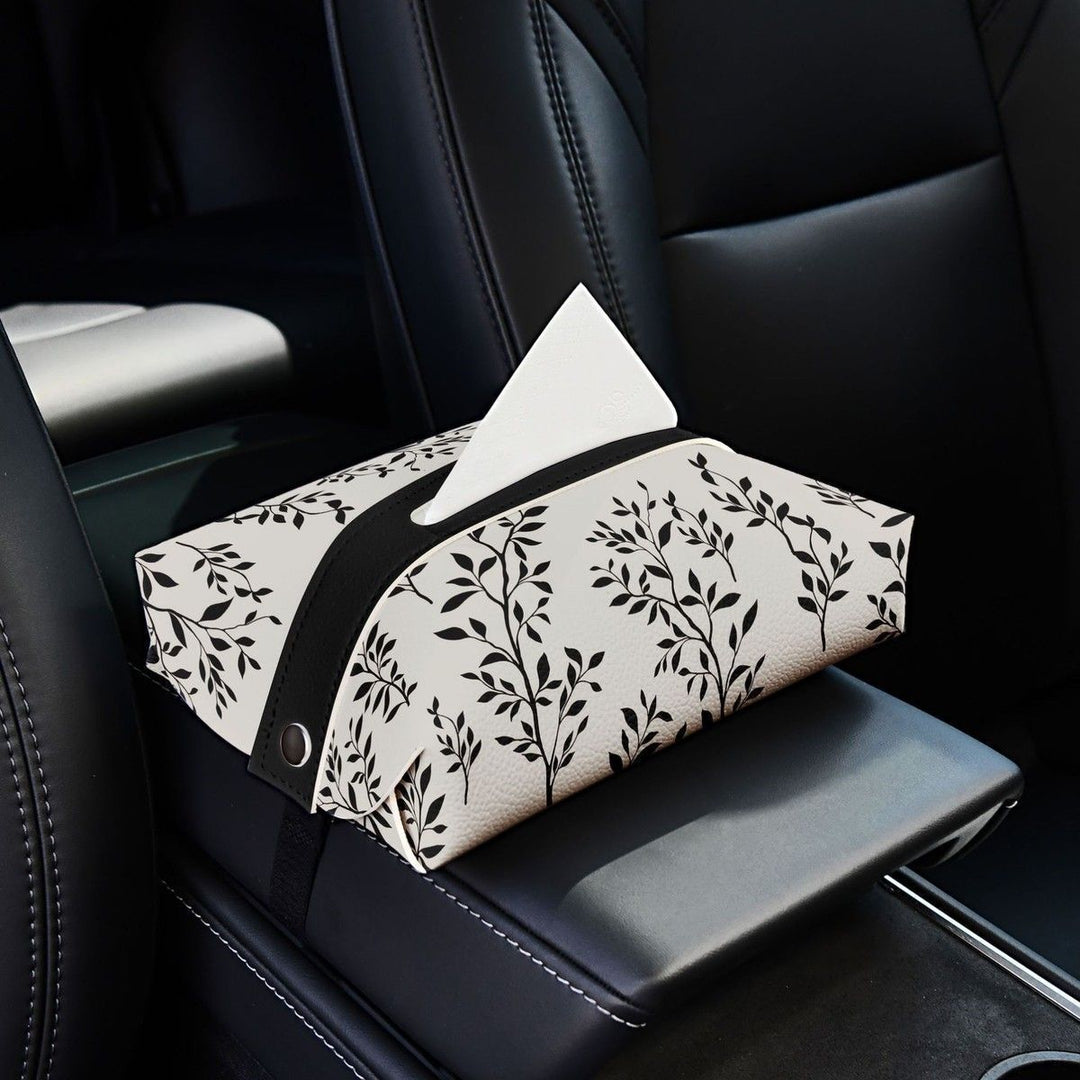 Floral Design Tissue Box Cover Bowlift