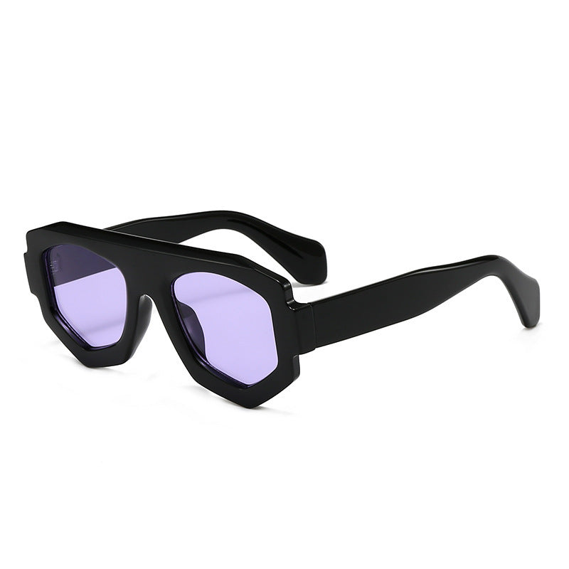Bold Geometric Shield Sunglasses Bowlift