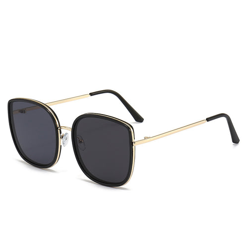 Oversized Geometric Frame Sunglasses