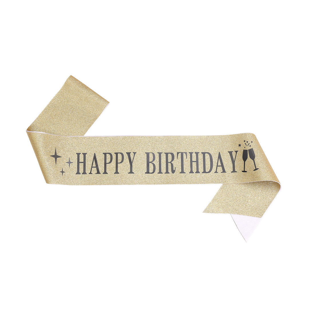Women Funkenkrone with "Happy Birthday" lettering Bowlift