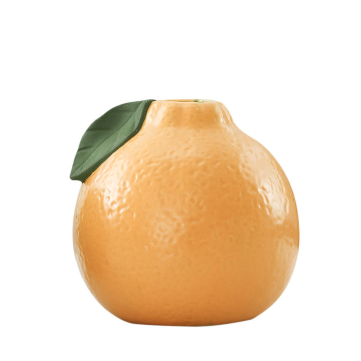 Whimsical Ceramic Fruit-Shaped Vase Bowlift