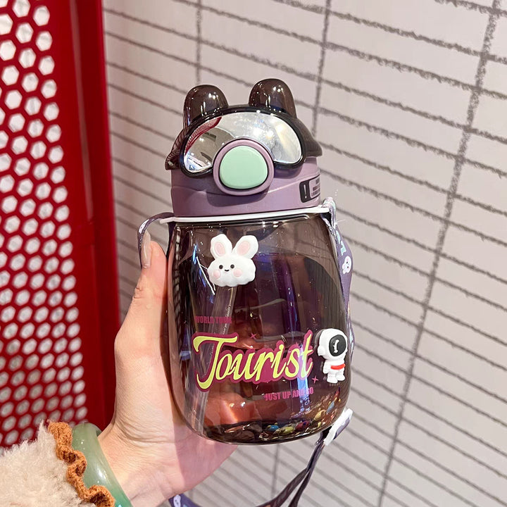 Women Playful BPA-free Drinking Bottle with Unique Design Bowlift