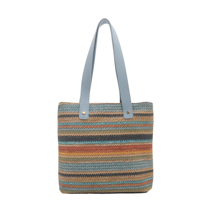 WoColorful Woven Tote Bag Bowlift