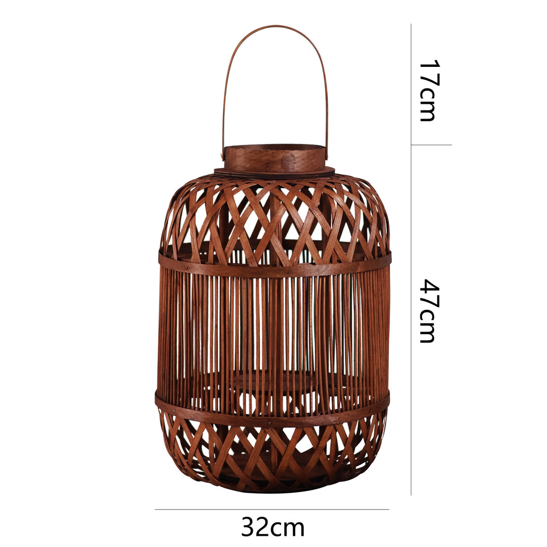 Stylish Handcrafted Rattan Lantern Bowlift