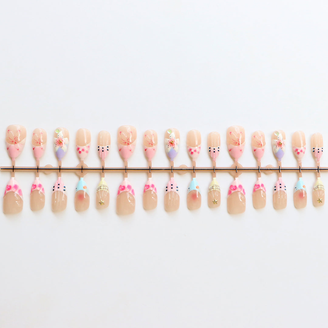 Playful Artisanal Press-On Nails Bowlift