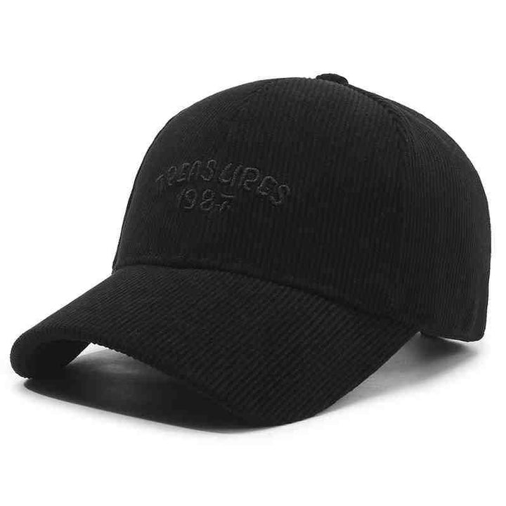 Women's Corduroy Embroidered Baseball Cap Bowlift