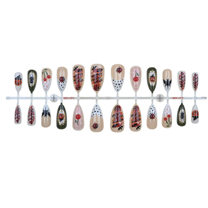 Artistic Themed Press-On Nail Set Bowlift