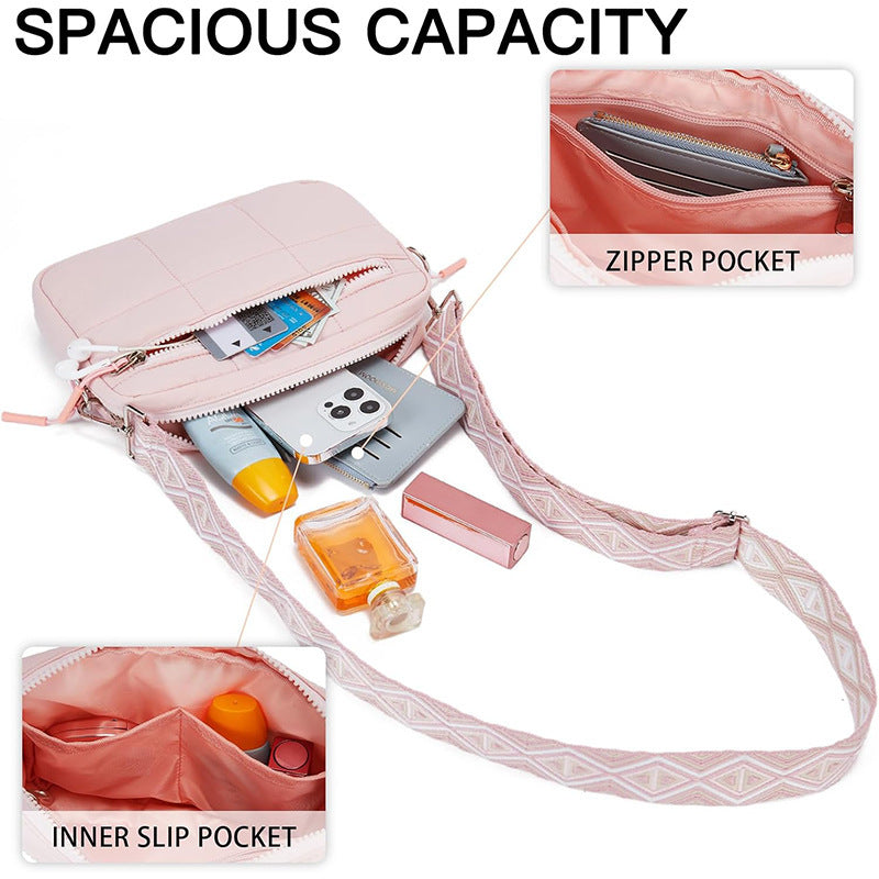 Padded shoulder bag with adjustable shoulder strap Bowlift