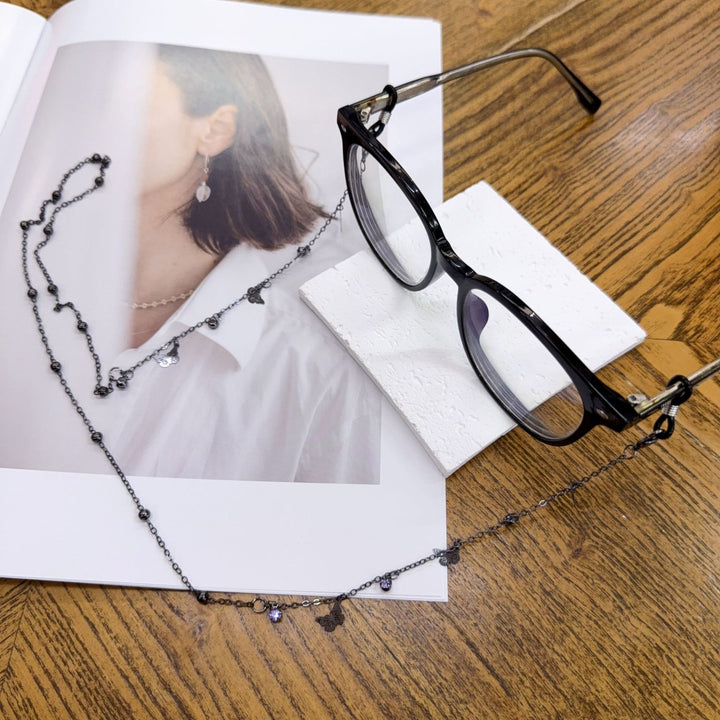 Butterfly Charm Eyewear Chain Bowlift