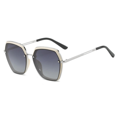 Elegant Geometric Frame Sunglasses