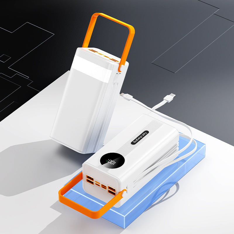 Portable power bank with smart charging and LED display Bowlift