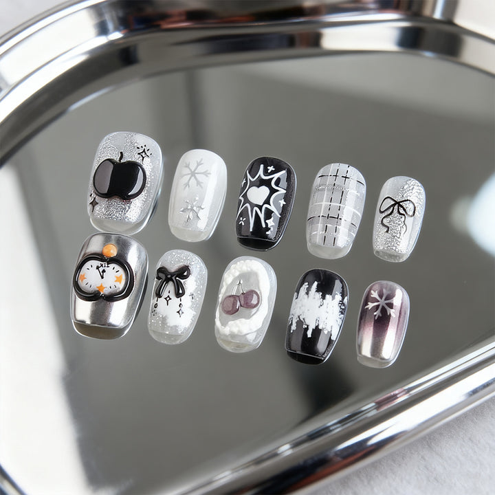 Chic Creative Press-On Nail Set Bowlift