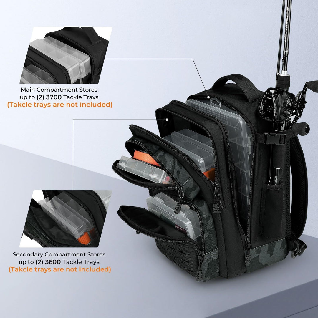 Tactical Fishing Gear Sling Bag Bowlift