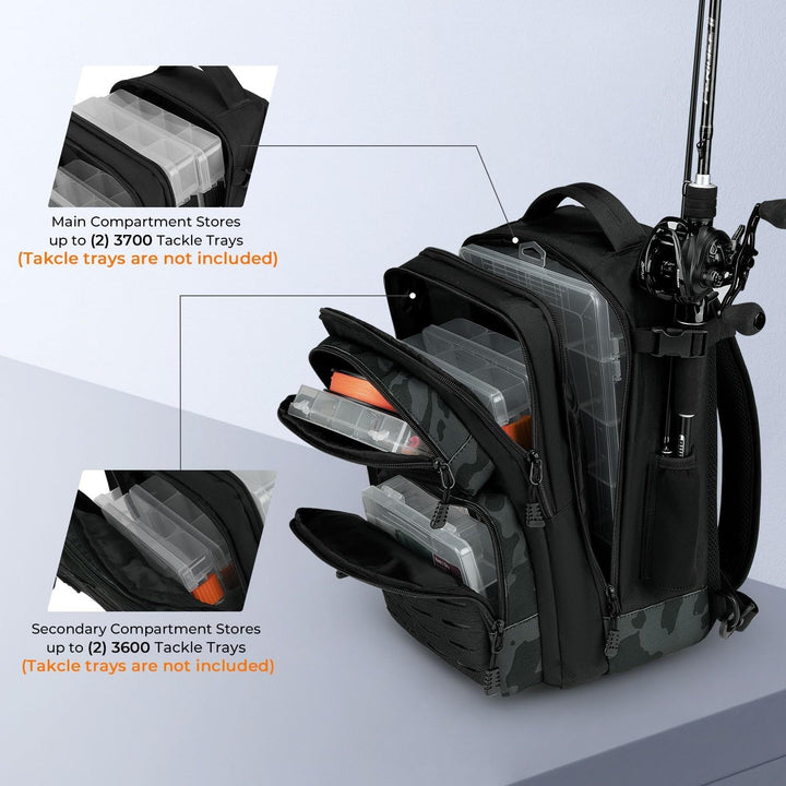 Tactical Fishing Gear Sling Bag Bowlift