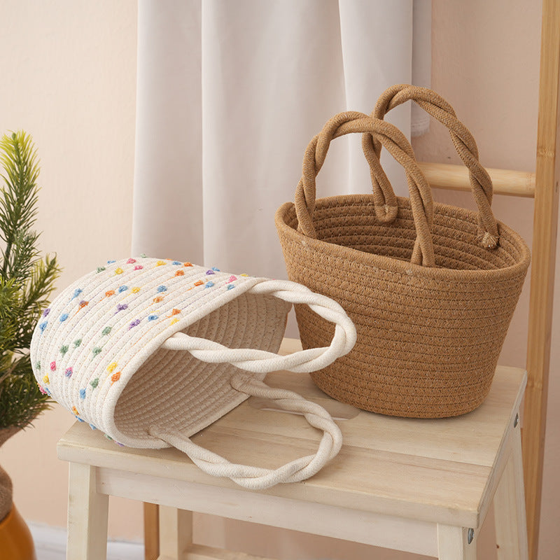 Handmade wicker bag Bowlift