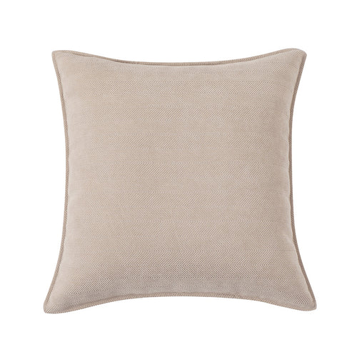 Textured Herringbone Decorative Cushion