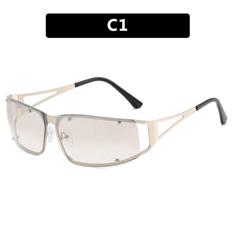 Women's sporty sunglasses with trendy design and polarized lenses Bowlift