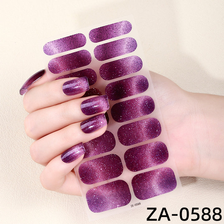 Glitter Gradient Nail Wraps