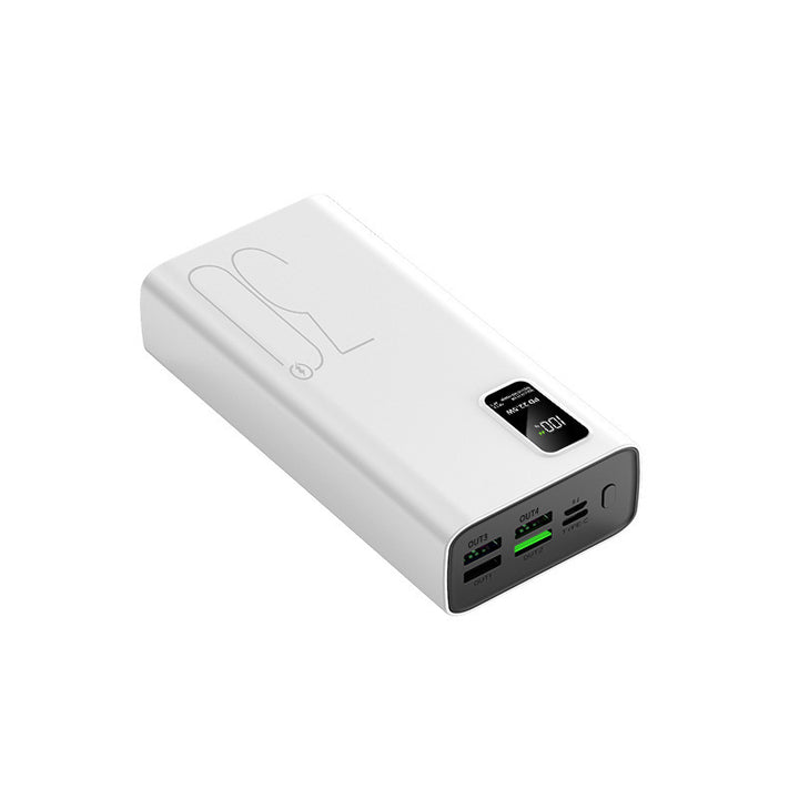 High-performance power bank with smart LCD display and two USB ports Bowlift
