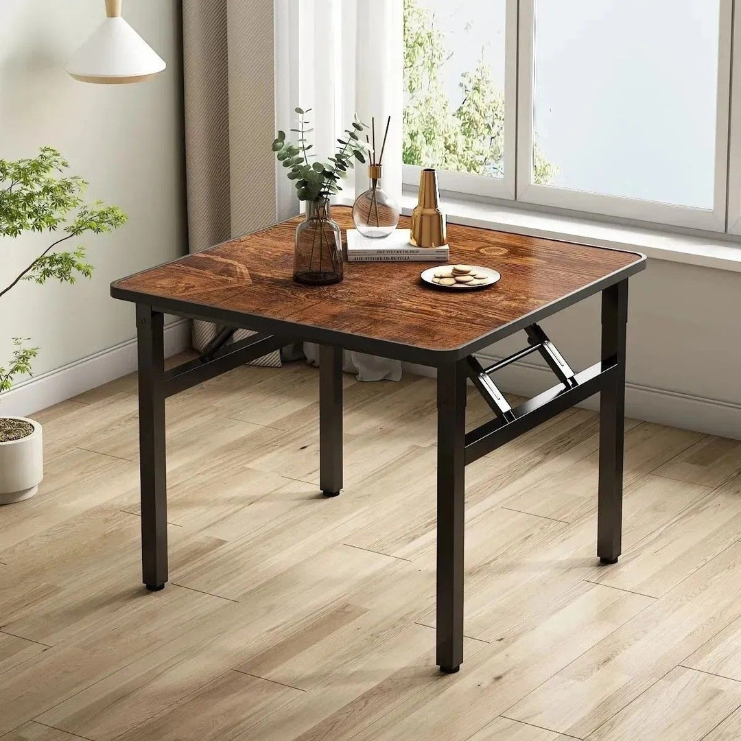 Folding Wooden Dining Table Bowlift