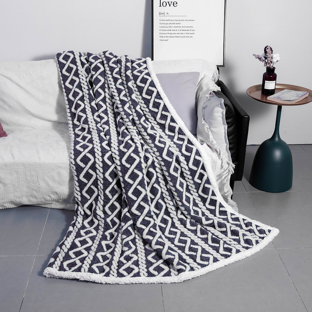 Women's Cozy and Soft Blanket with Unique Pattern Bowlift