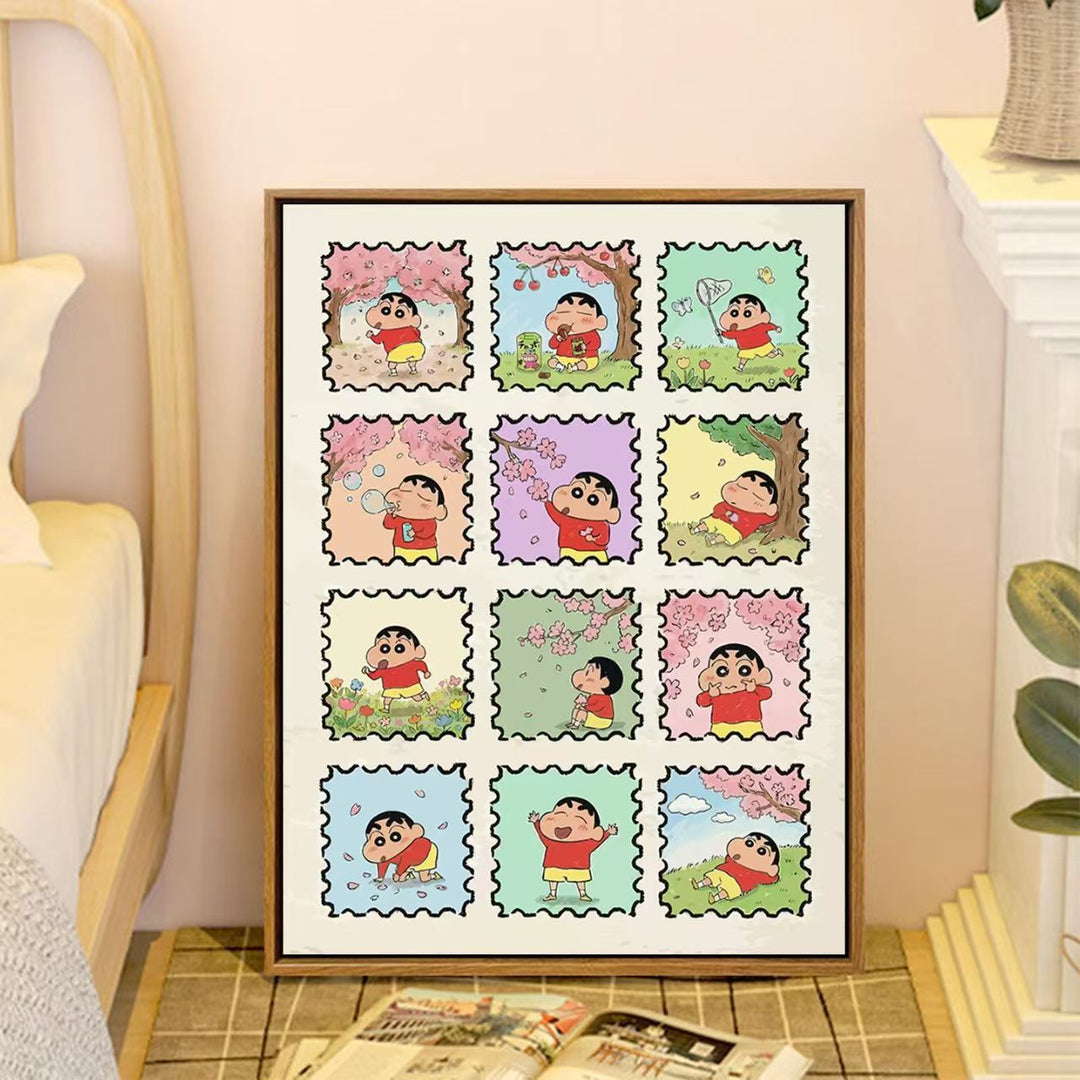 Whimsical Family-Themed Canvas Wall Art Bowlift