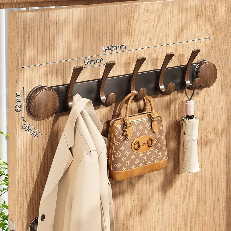 Stylish Wall-Mounted Coat and Bag Hook Rack Bowlift