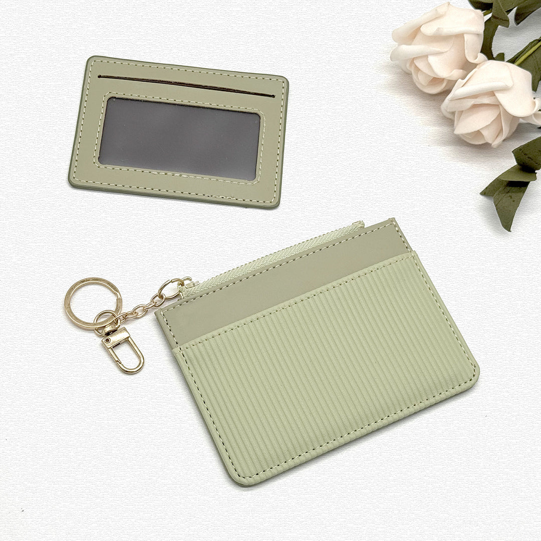 Minimalist Zippered Card Holder