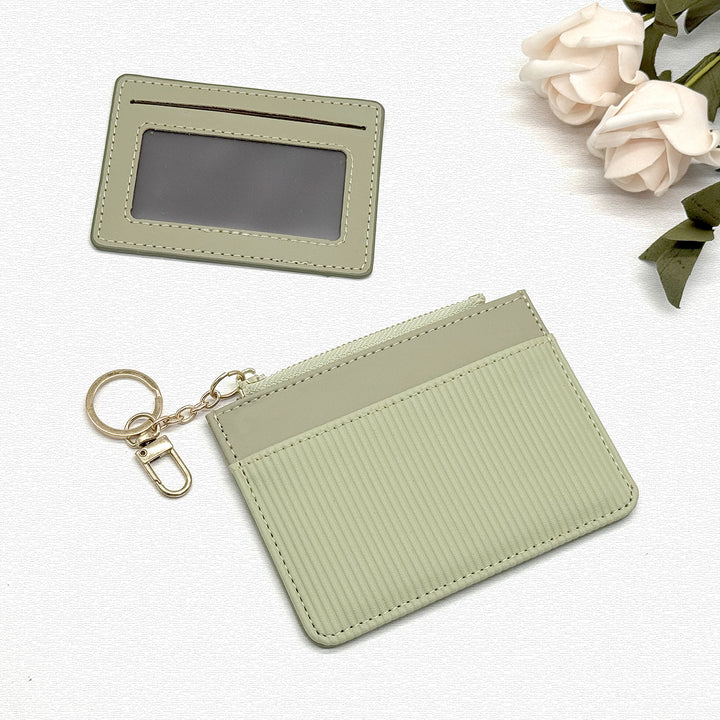 Minimalist Zippered Card Holder