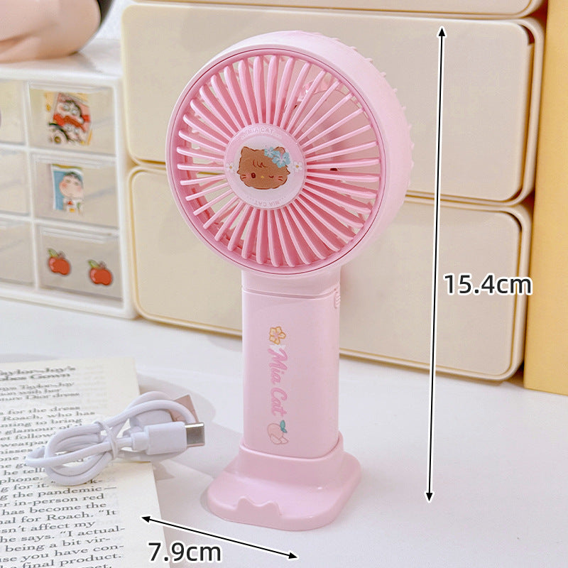 Ladies Portable Mini Fan with Cute Penguin Design Bowlift
