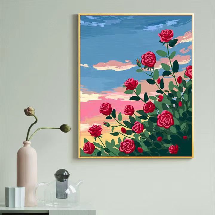 Sunflower-Themed Canvas Art Print Bowlift