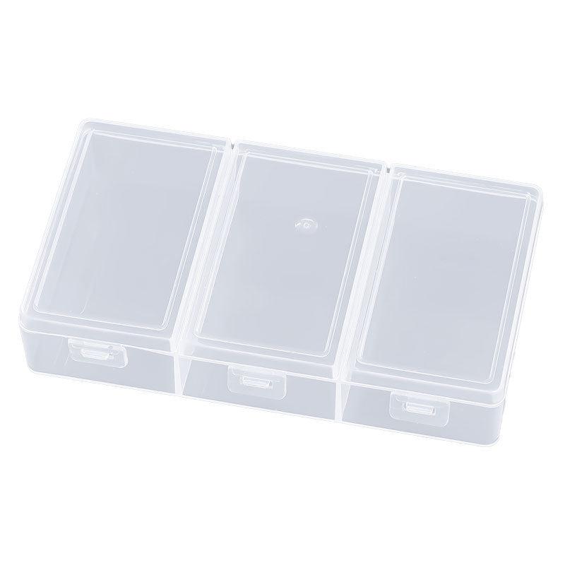 Multi-Compartment Clear Craft Storage Case Bowlift