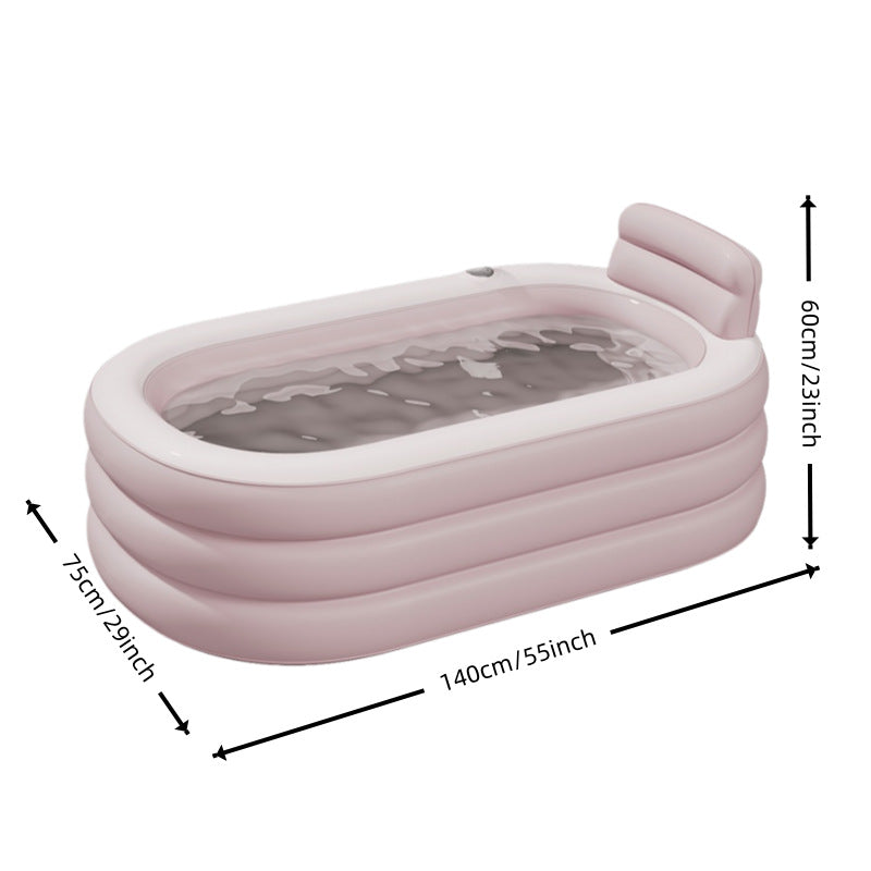 Women inflatable relaxation bathtub Bowlift