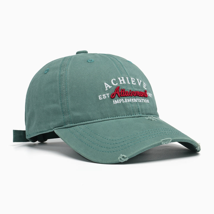 Ladies Vintage Baseball Cap with Embroidery Bowlift