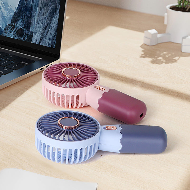 Unisex Ergonomic Touch-Controlled Handheld Cooling Fan Bowlift