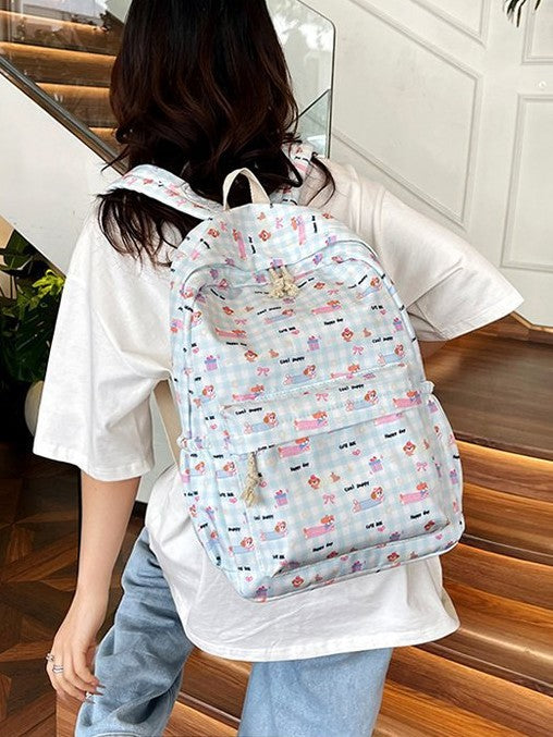 Backpack with Creative Graphic Design Bowlift
