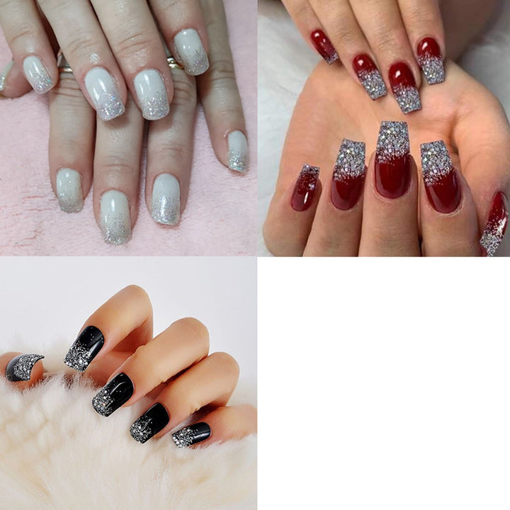 Glittery Nail Art Bowlift