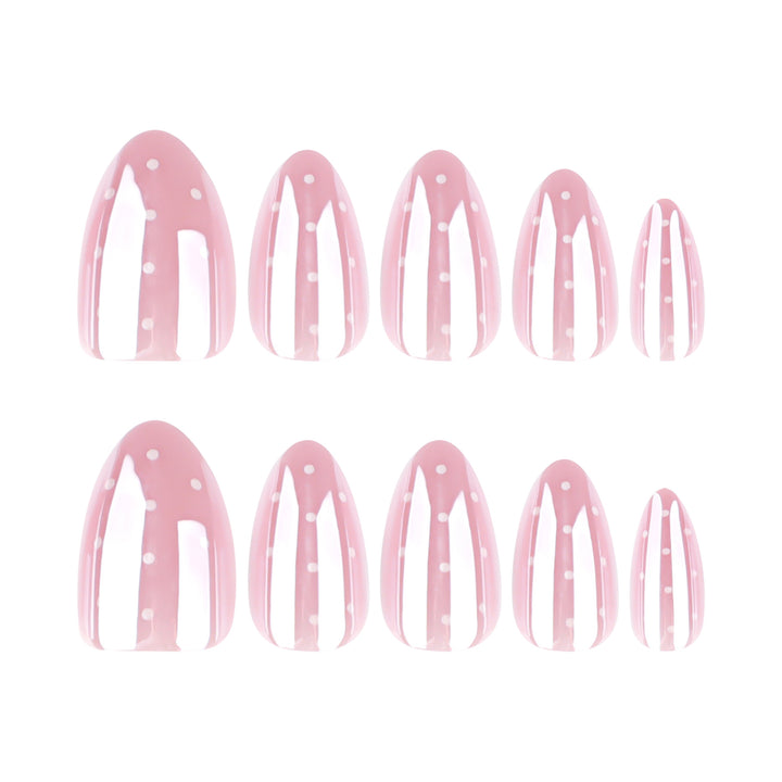 Elegant Nail Extensions with Gloss Finish Bowlift